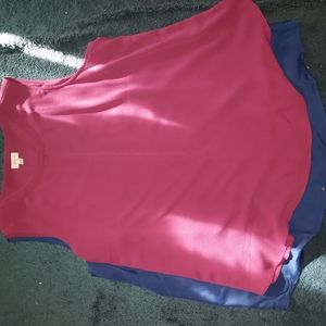 2 TANK TOP BLOUSES SZ 2X